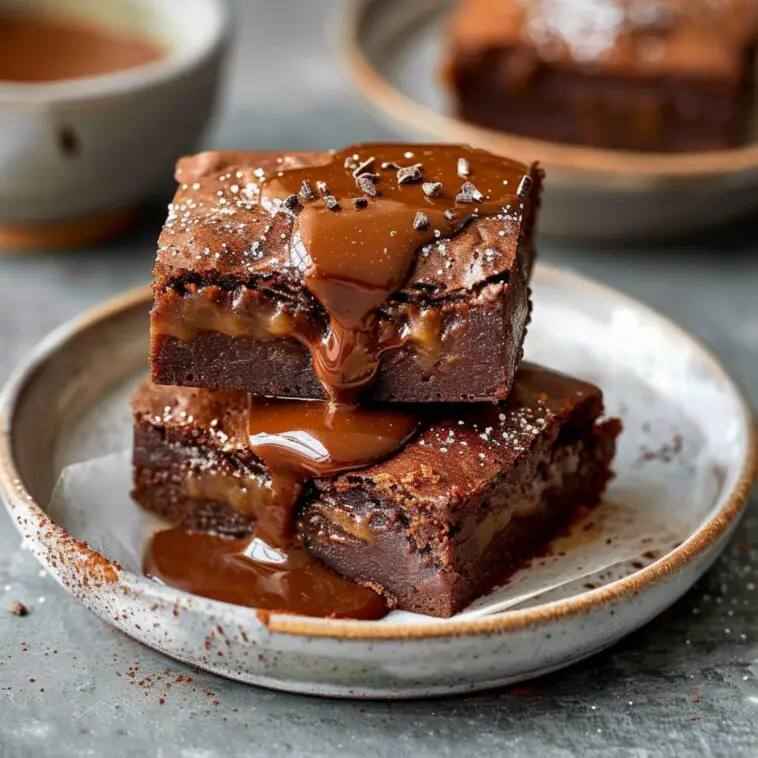 Air Fryer Dulce De Leche Brownies