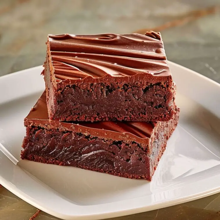 Brownie tout chocolat fondant et gourmand