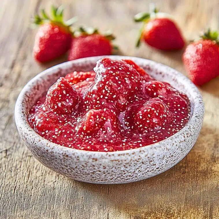 Confiture de Fraises aux Graines de Chia : la Recette Facile et Saine !