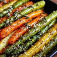 Asperges Rôties Et Carottes