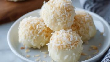 Bouchées Cheesecake à la Noix de Coco