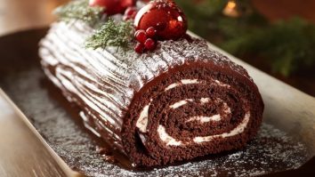 Bûche de Noël au Chocolat