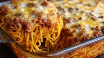 Casserole De Spaghetti à Un Million De Dollars