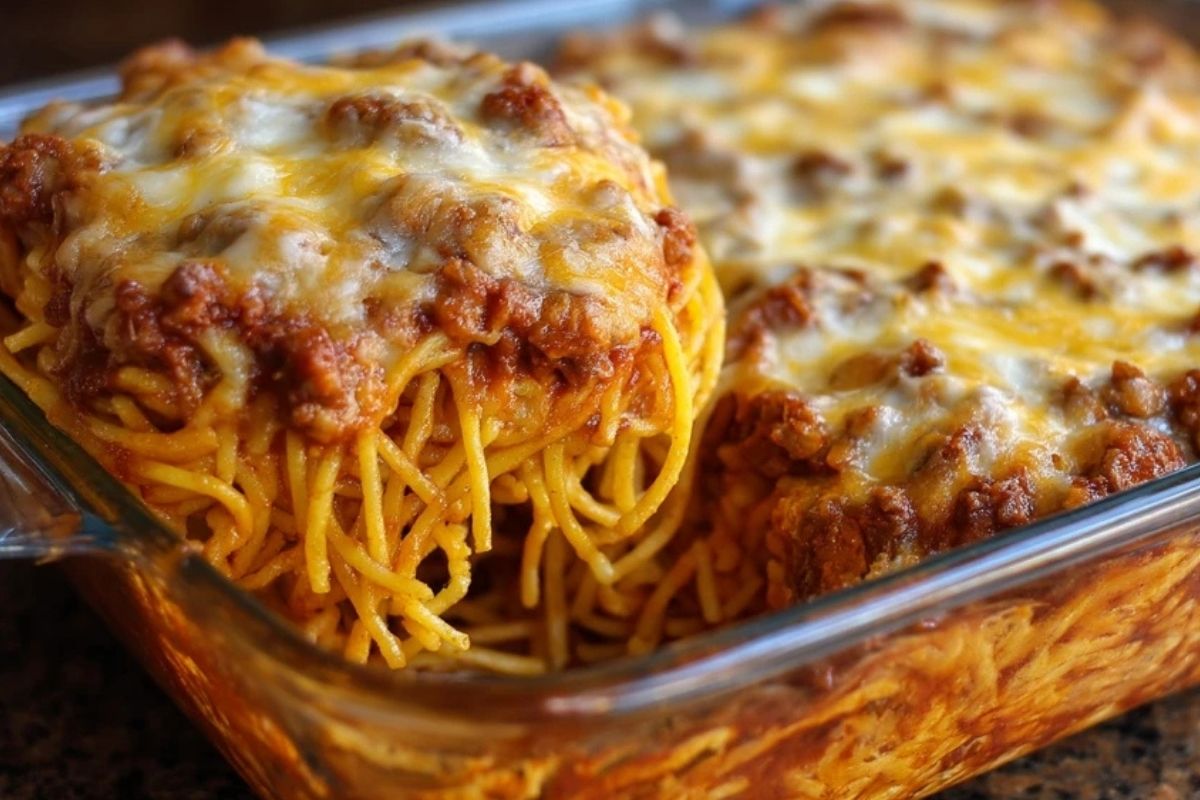 Casserole De Spaghetti à Un Million De Dollars