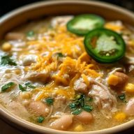 Chili Blanc au Poulet de la Pionnière