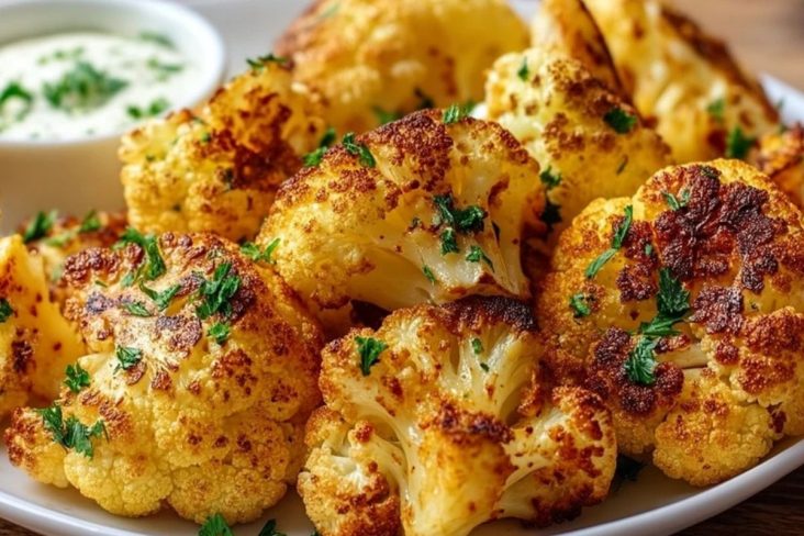 Chou-Fleur Rôti à la Friteuse Air