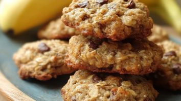Cookies Aux Bananes Et Flocons DAvoine