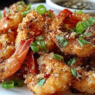 Crevettes Croquantes au Sel et Poivre