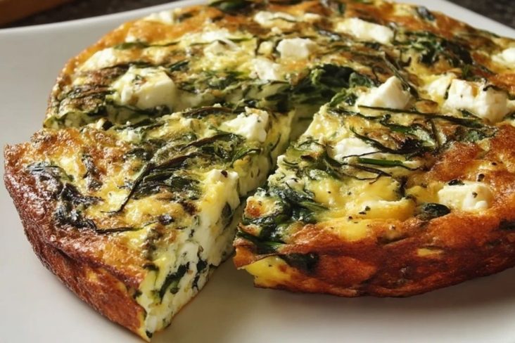 Frittata Aux Épinards Et Feta