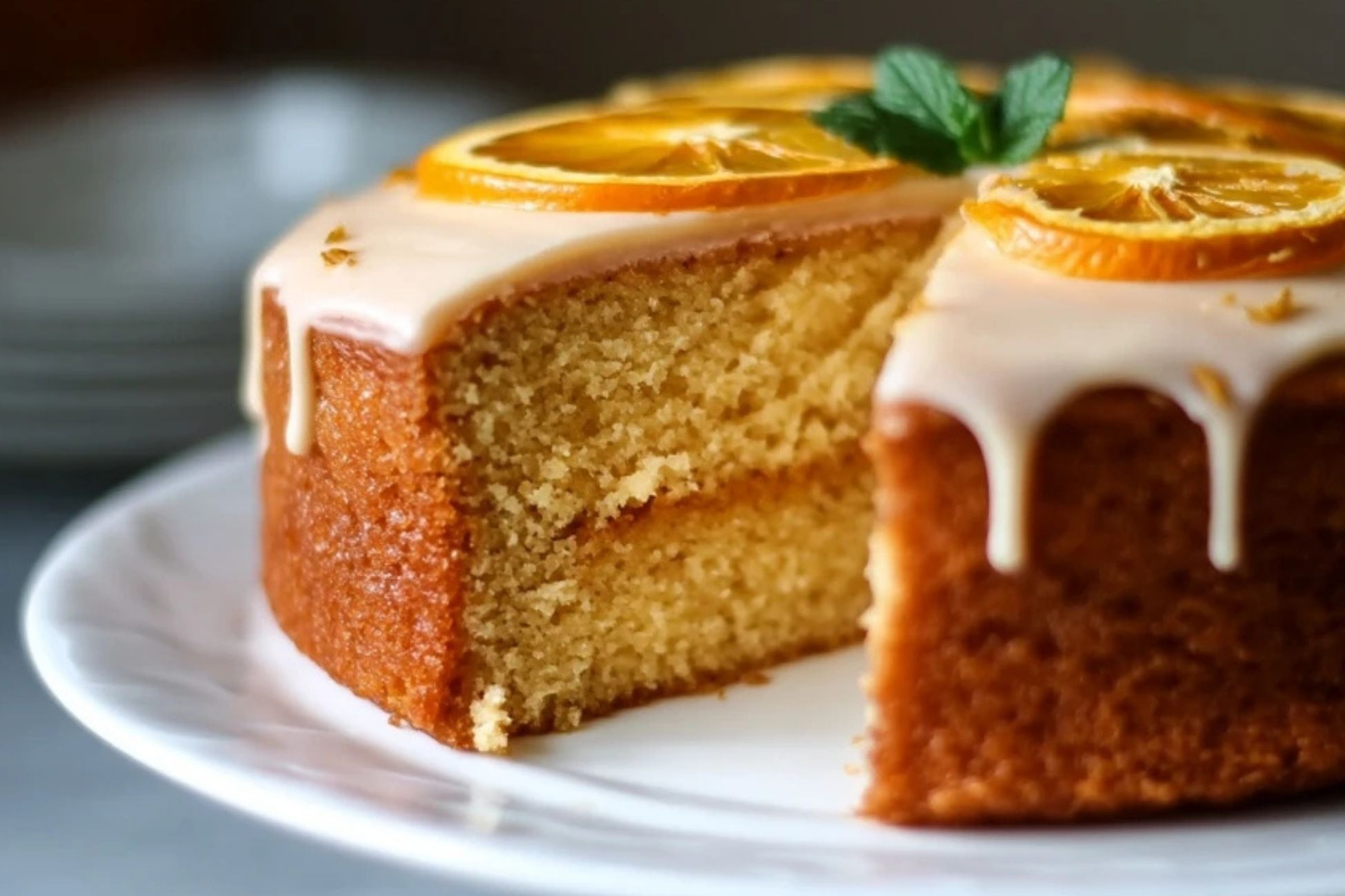 Gâteau À LOrange Et Cardamome