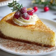 Gâteau Au Fromage Blanc À LEggnog