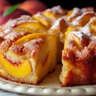 Gâteau Aux Pêches Irresistible DÉté -