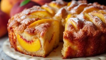 Gâteau Aux Pêches Irresistible DÉté -