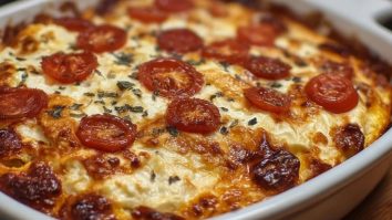 Gratin De Pizza Au Fromage Cottage
