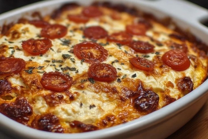 Gratin De Pizza Au Fromage Cottage
