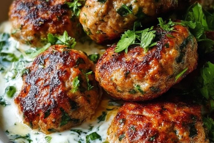 Koftas de Poulet avec Yaourt à lAil