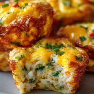 Muffins Salés Aux Œufs Et Fromage