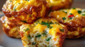 Muffins Salés Aux Œufs Et Fromage