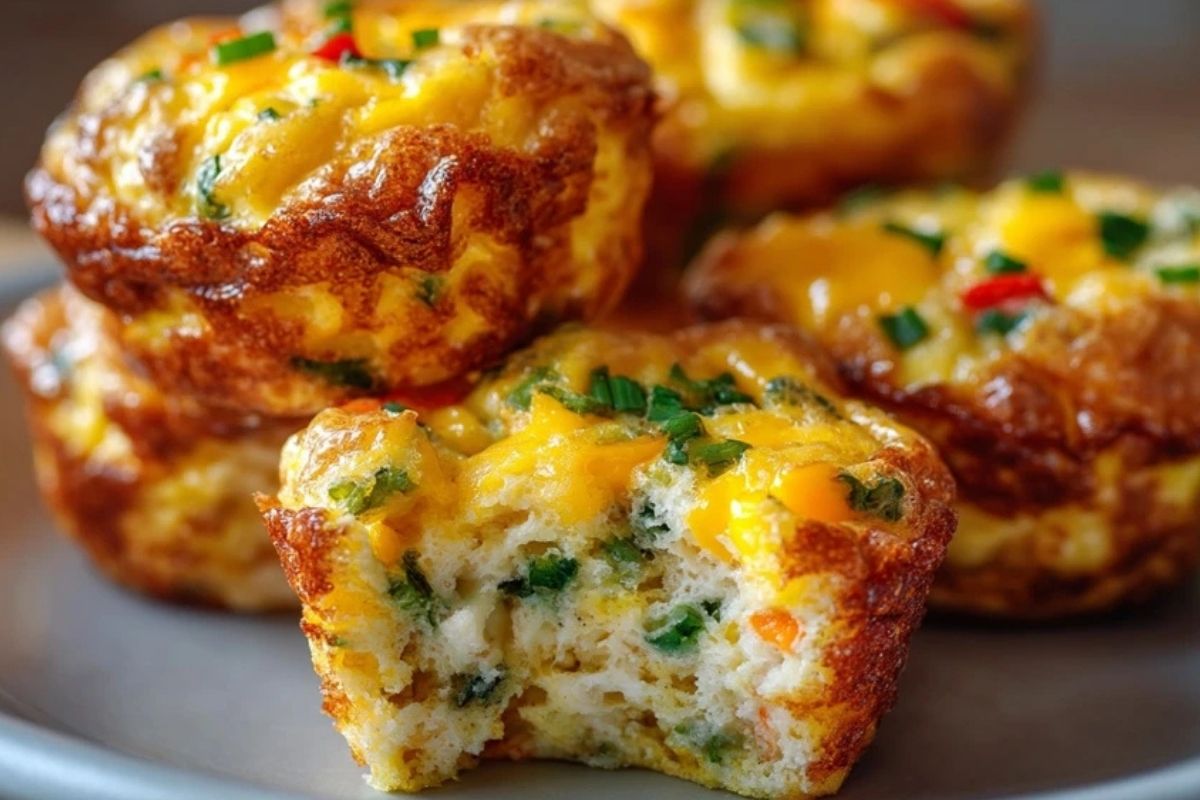 Muffins Salés Aux Œufs Et Fromage