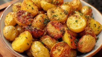 Pommes De Terre Nouvelles Rôties Et Croquantes