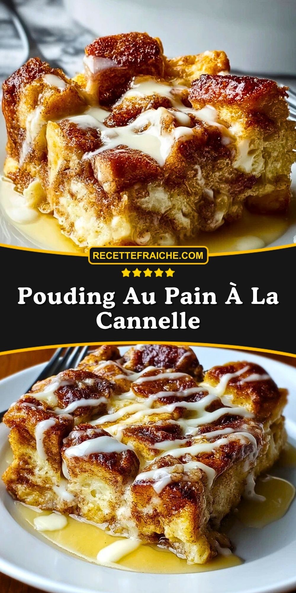 Pouding Au Pain À La Cannelle