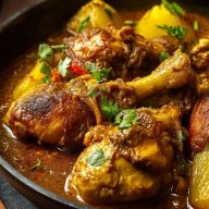 Poulet Au Curry Jamaïcain Authentique