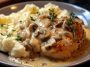 Poulet Crémeux Cuit Lentement Avec Sauce