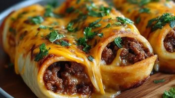 Roulés De Cheeseburger À LAil Et Au Beurre