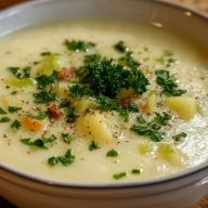 Soupe De Pommes De Terre Et Poireaux