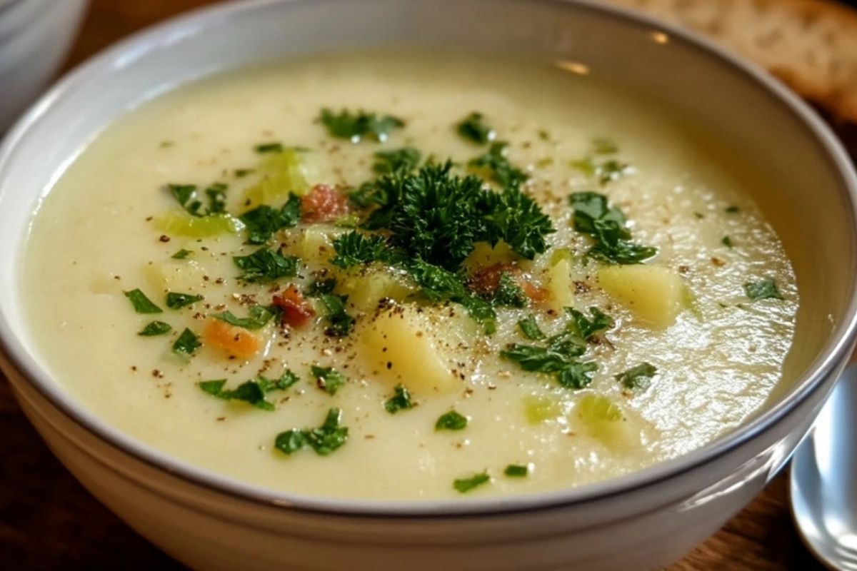 Soupe De Pommes De Terre Et Poireaux