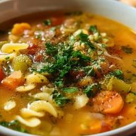 Soupe Italienne Végétalienne