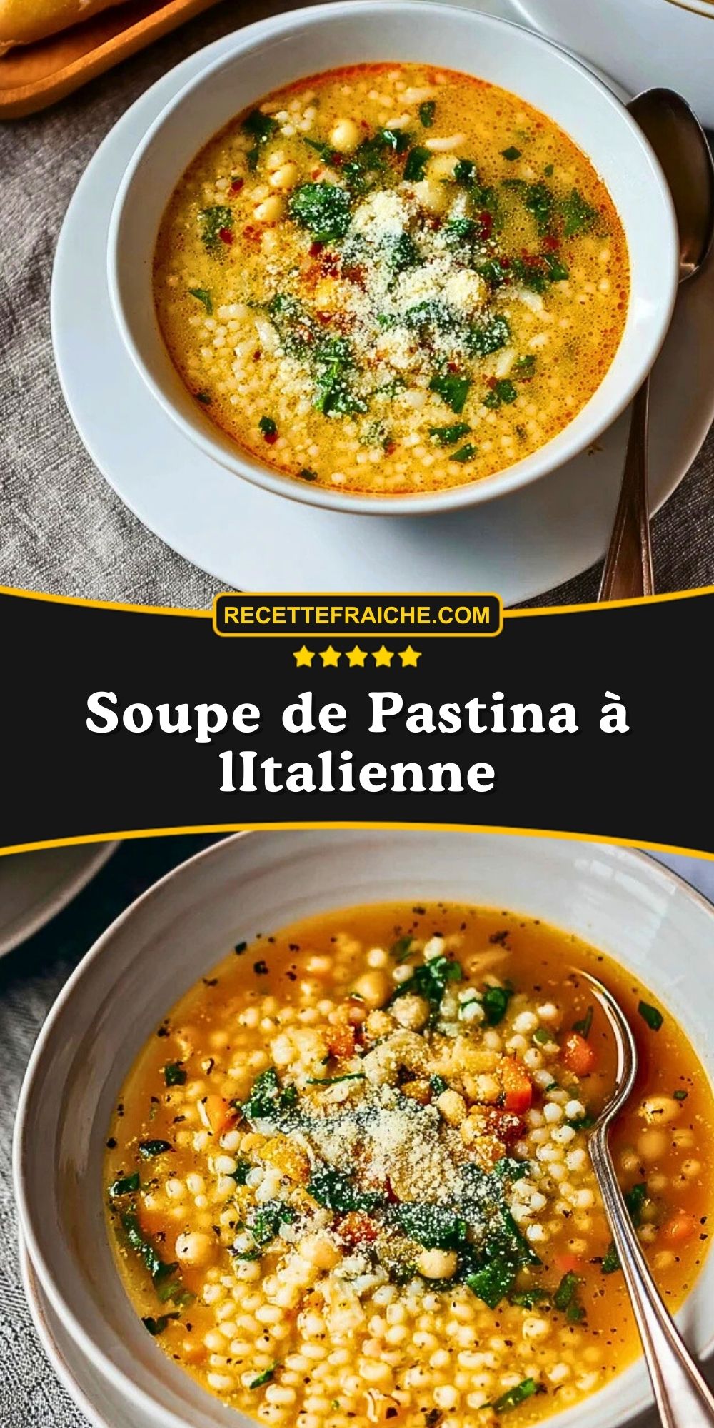 Soupe de Pastina à lItalienne