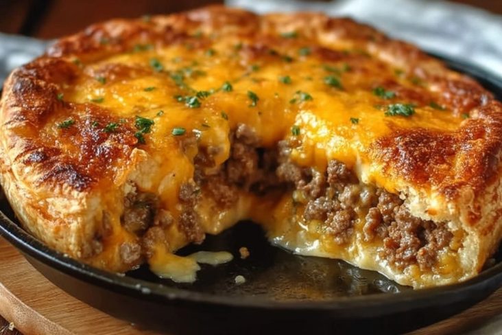 Tarte Au Cheeseburger