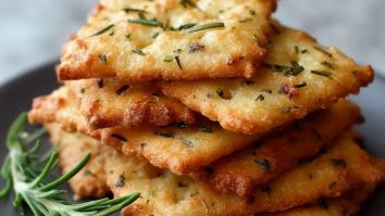 Biscuits Au Parmesan Et Romarin