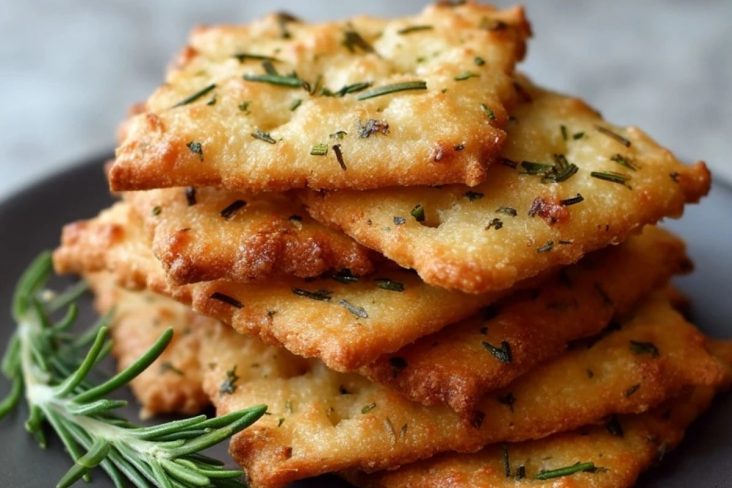 Biscuits Au Parmesan Et Romarin