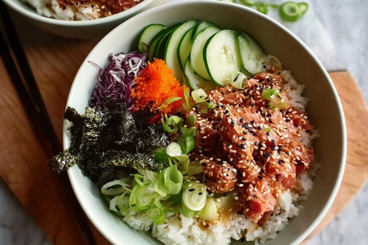 Bol De Riz Au Thon Épicé Sésame