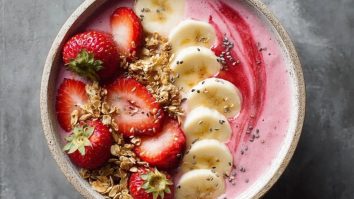 Bol De Smoothie Fraise-Banane