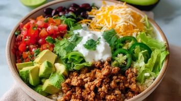 Bol De Tacos Santé Au Dinde Hachée