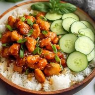 Bols De Poulet Au Miel Et À LAil