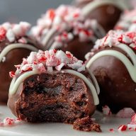 Boulettes Chocolatées à la Menthe Poivrée