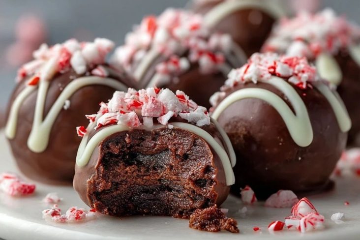 Boulettes Chocolatées à la Menthe Poivrée