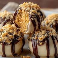 Boulettes De Cheesecake Au Beurre De Cacahuète