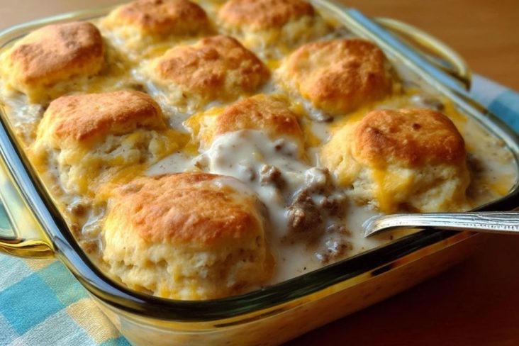Casserole De Biscuits Et Sauces