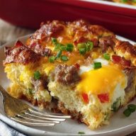 Casserole De Petits Pains Pour Le Petit Déjeuner