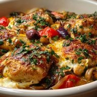 Casserole De Poulet Méditerranéenne Rapide