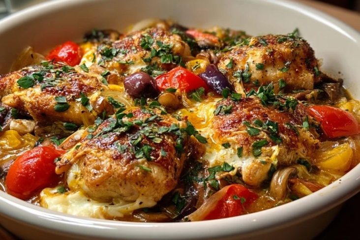 Casserole De Poulet Méditerranéenne Rapide