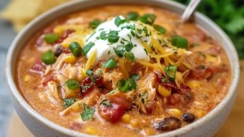 Chili De Poulet Crémeux À La Mijoteuse