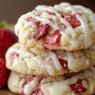 Cookies Au Fromage Blanc Et Fraises