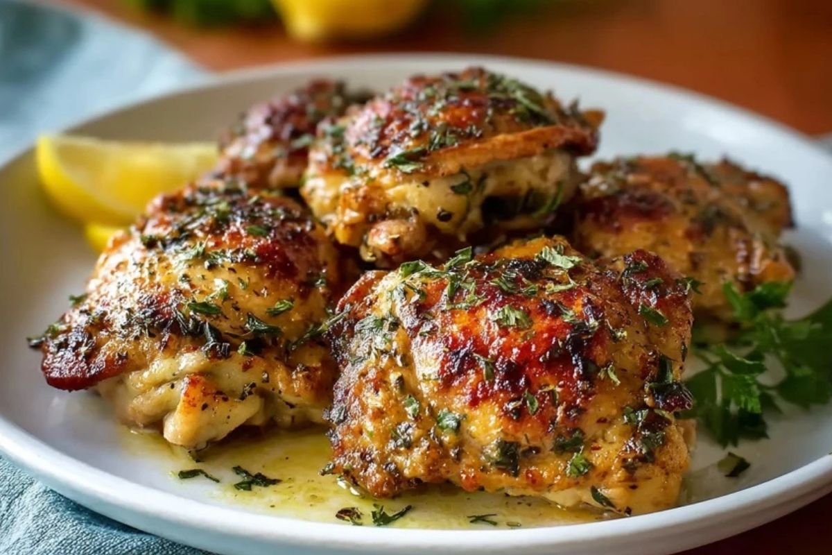 Cuisses De Poulet Grec Maison