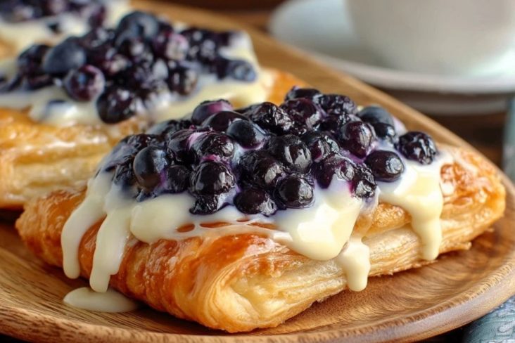 Danish Aux Myrtilles Et Fromage À La Crème